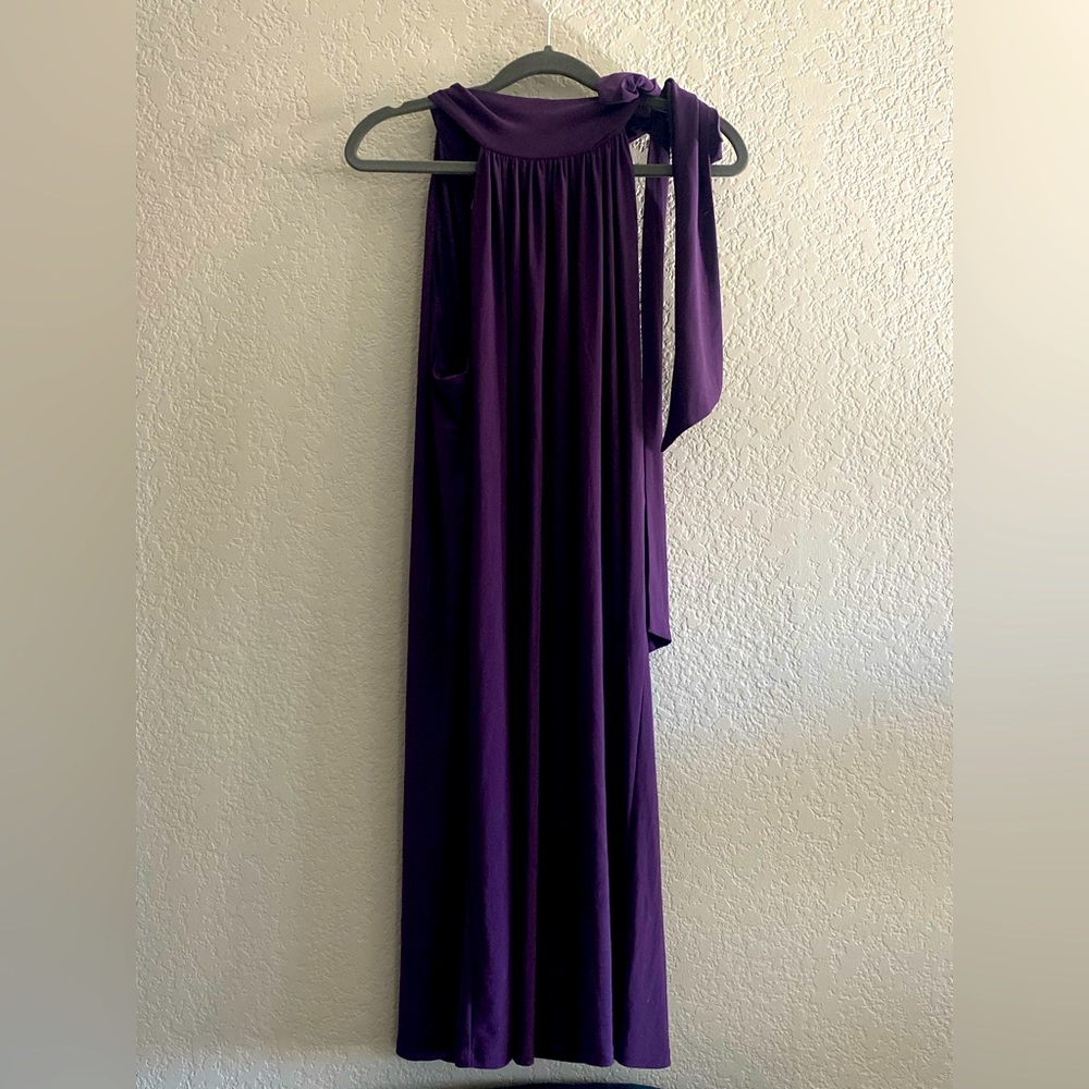 Deep purple dress